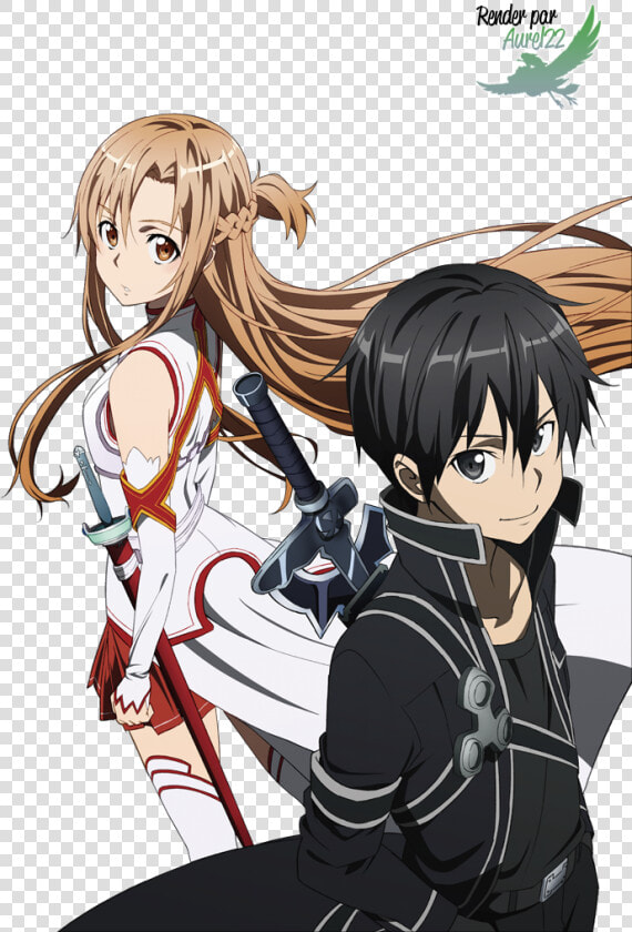 Yuuki Asuna And Kirito  HD Png DownloadTransparent PNG