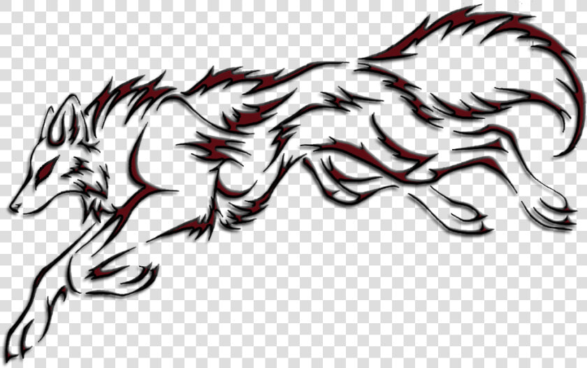 Tattoo Arctic Wolf Lone Wolf Clip Art   Arctic Wolf Drawing  HD Png DownloadTransparent PNG