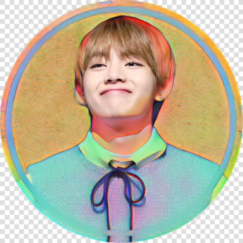 Kim Taehyung Kim Taehyung Kimtaehyung Bts Bangtan Sonye   Circle Sticker Bts Taehyung  HD Png DownloadTransparent PNG