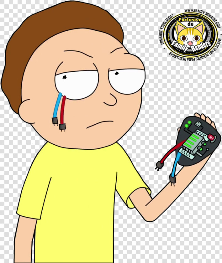 Render Evil Morty   Evil Morty Black And White  HD Png DownloadTransparent PNG