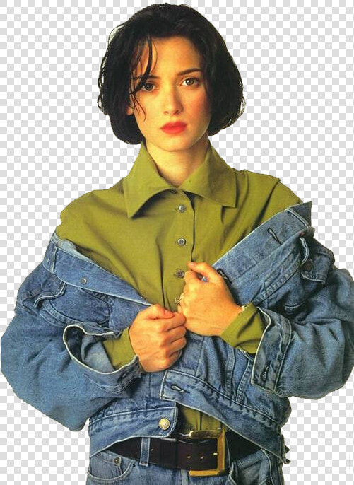 Winona Ryder 80s Fashion  HD Png DownloadTransparent PNG