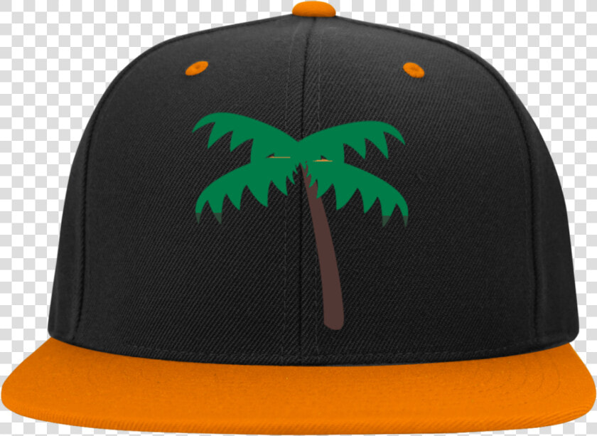 Palm Tree Emoji Stc19 Sport Tek Flat Bill High Profile   Cap  HD Png DownloadTransparent PNG