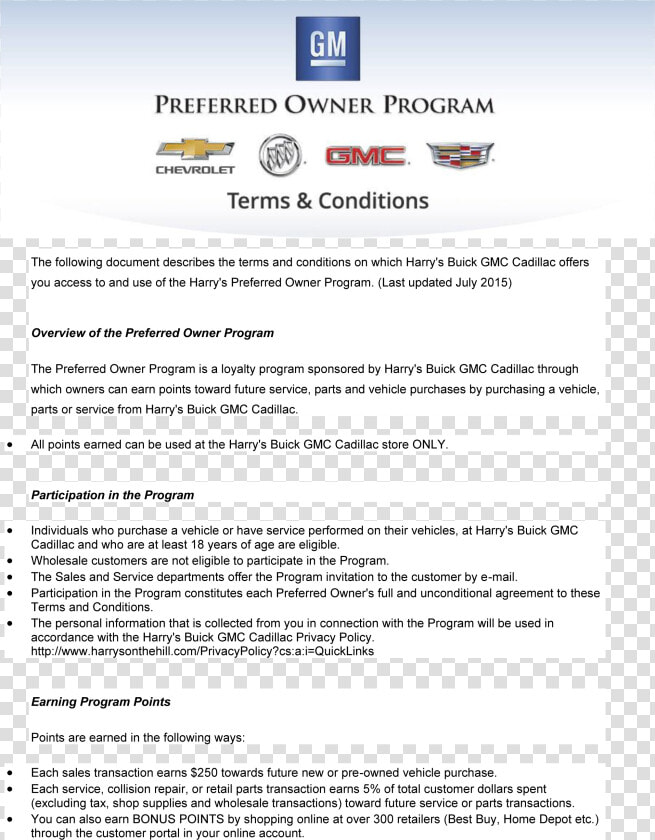 Term And Conditions   General Motors  HD Png DownloadTransparent PNG