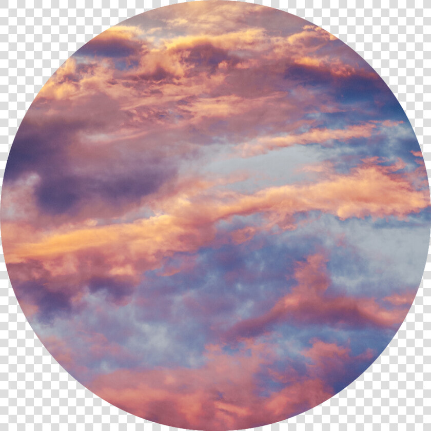 ☁️  sky  clouds  cloud  circle  background  blue   Ombre Sky With Clouds Painting  HD Png DownloadTransparent PNG