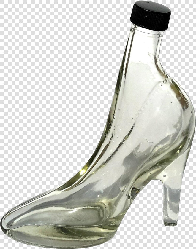 Glass Bottle Slipper High heeled Shoe   Shoe Glass  HD Png DownloadTransparent PNG