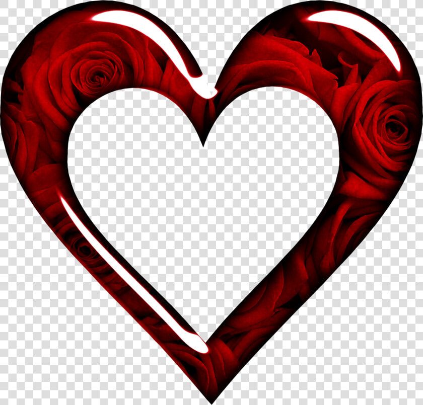 Heart Rose Transparent Frameu200b Gallery Yopriceville   Transparent Heart Picture Frame  HD Png DownloadTransparent PNG