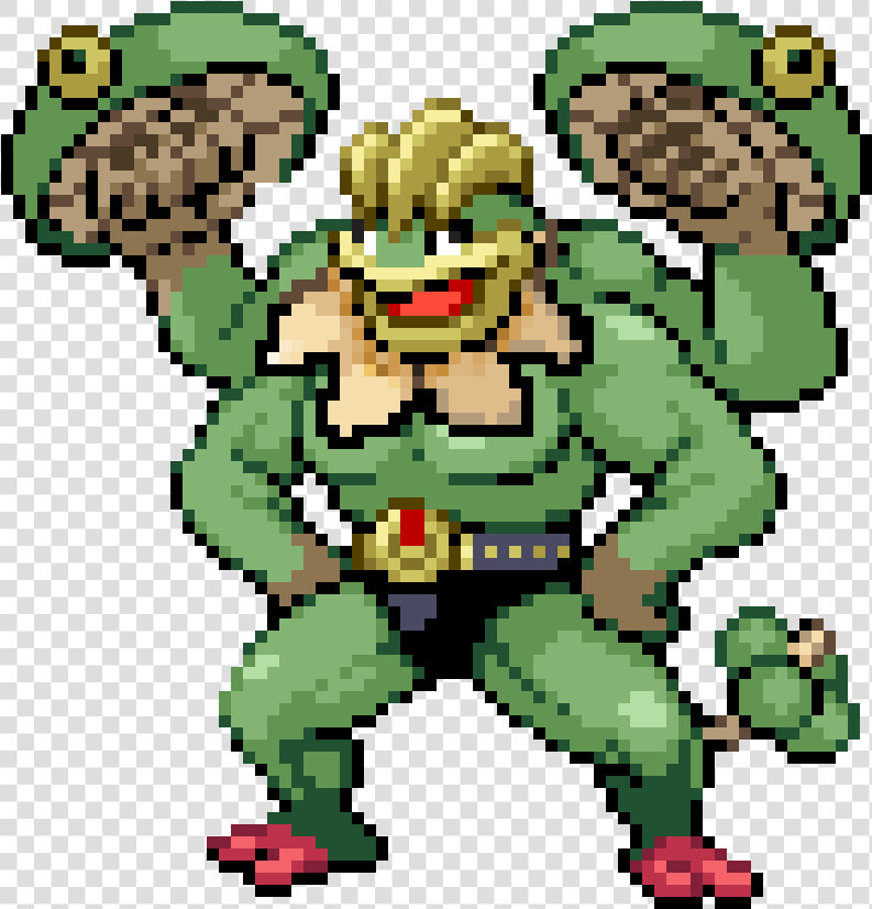 Pixel Art Pokemon Machamp  HD Png DownloadTransparent PNG