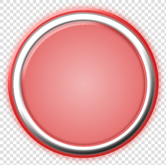 Red Button With Internal Light And Glowing Bezel   Neon Light Button Png  Transparent PngTransparent PNG