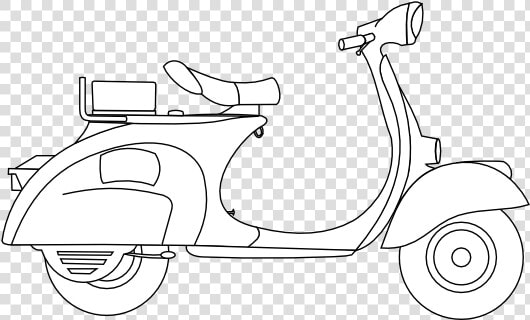 Vespa Scooter Vector Png  Transparent PngTransparent PNG