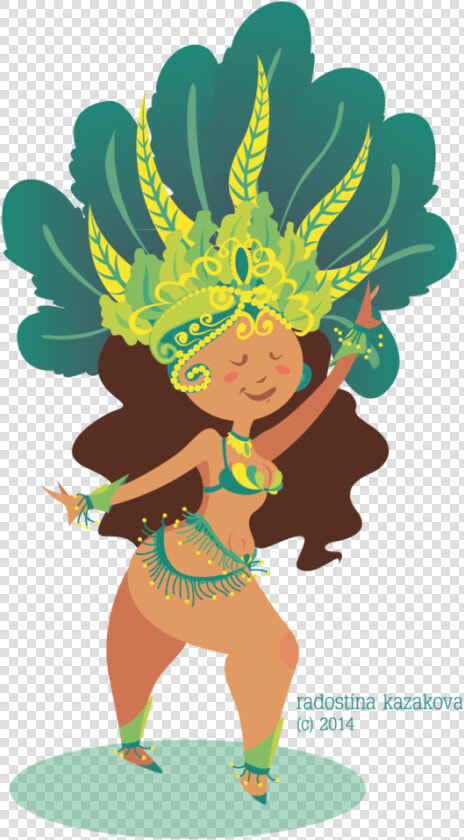 Brazil Vector Samba   Illustration  HD Png DownloadTransparent PNG