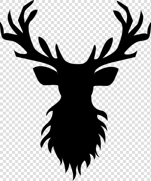 Deer  Reindeer  Silhouette  Christmas  Grunge  Winter   Silueta De Reno  HD Png DownloadTransparent PNG