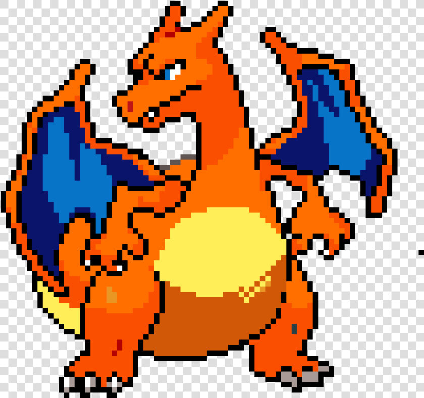 Pixel Art Minecraft Charizard  Hd Png Download   Png   8 Bit Charizard Png  Transparent PngTransparent PNG