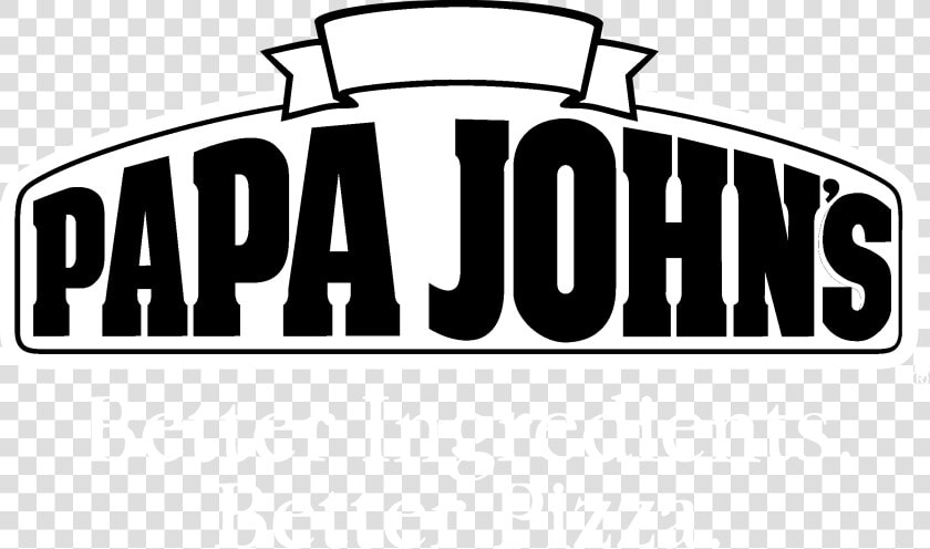 Papa John S Pizza Logo Black And White   Papa Johns  HD Png DownloadTransparent PNG