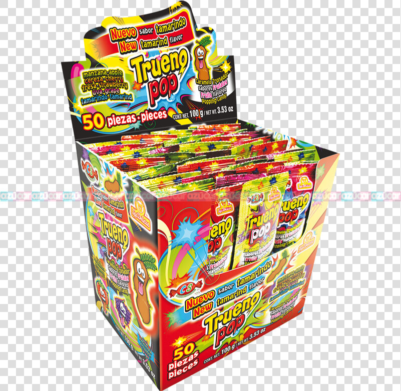 Las Delicias Trueno Pop 18 50   Box  HD Png DownloadTransparent PNG