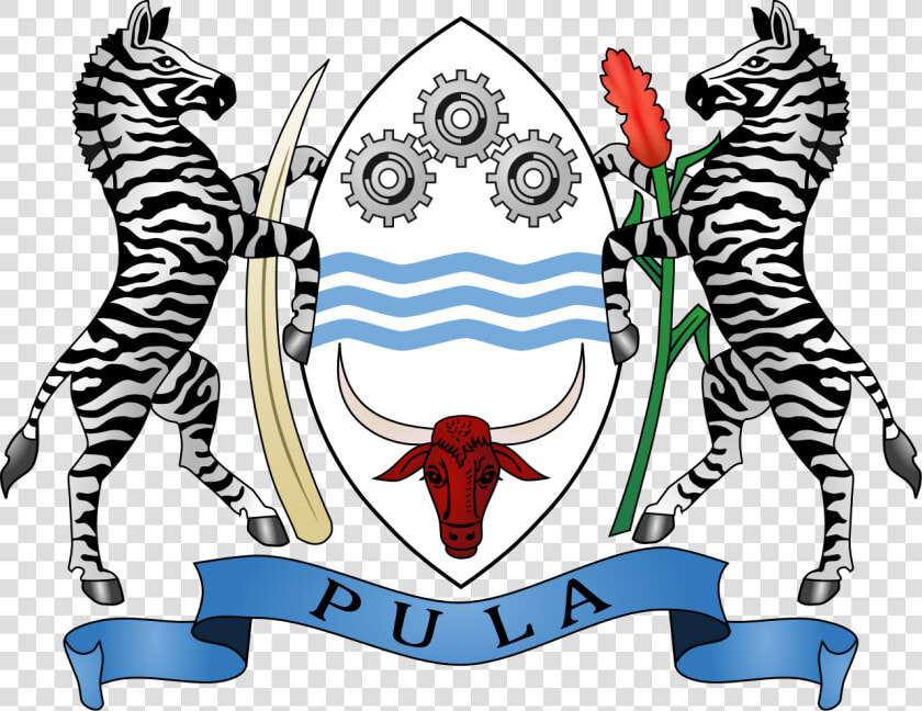 File Coat Of Botswana   Botswana Coat Of Arms  HD Png DownloadTransparent PNG