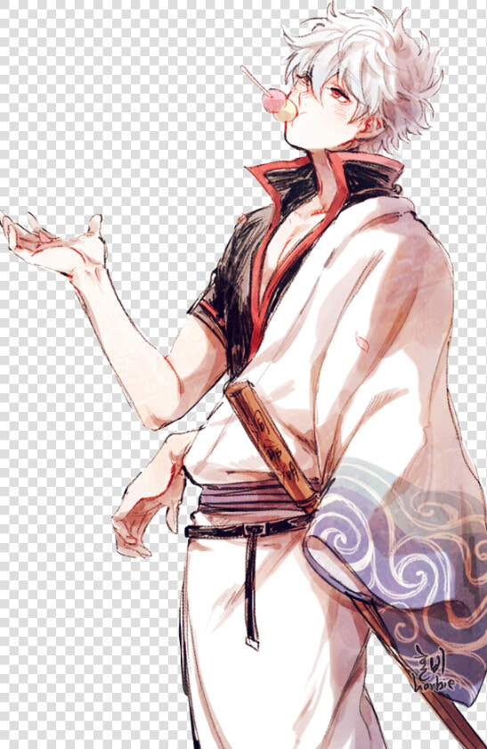  gintoki Sakata  gintoki  gintama   Gintoki Gintama  HD Png DownloadTransparent PNG