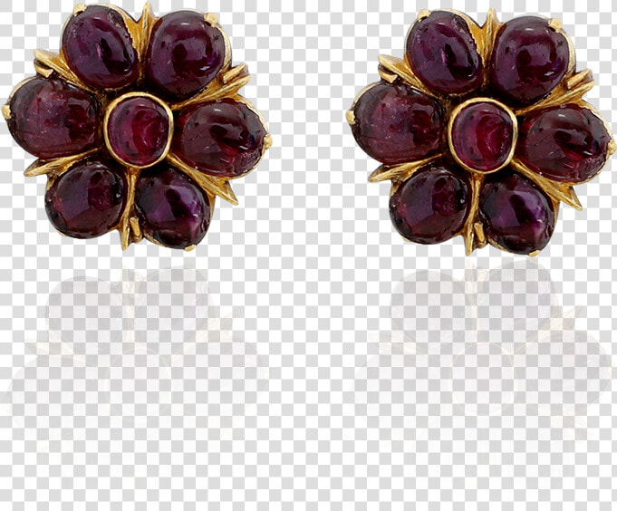 Fiery Passion Antique Rubies Earrings  HD Png DownloadTransparent PNG