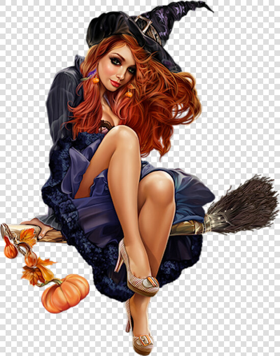 Transparent Sexy Witch Png   Sorcière Balai Png  Png DownloadTransparent PNG