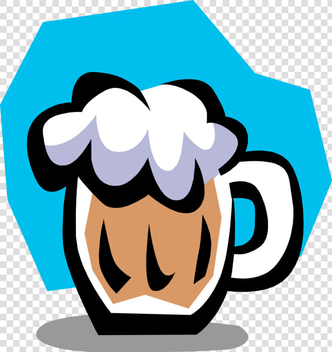 Vector Illustration Of Mug Of Cold Draft Beer With  HD Png DownloadTransparent PNG