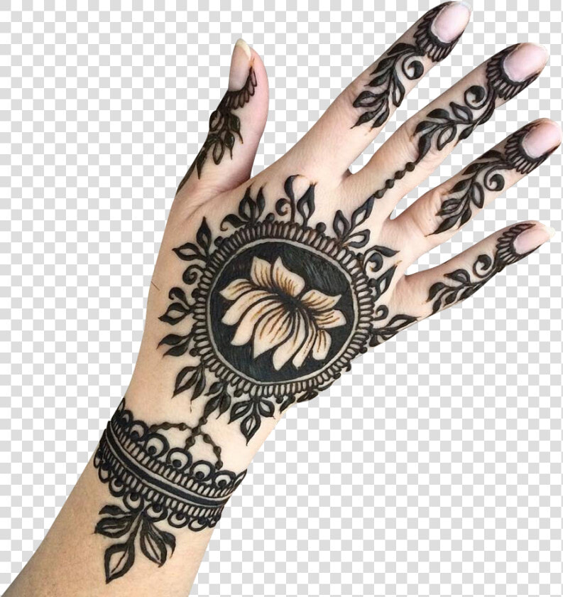 Transparent Henna Clipart   Tattoo Hand Designs Png  Png DownloadTransparent PNG