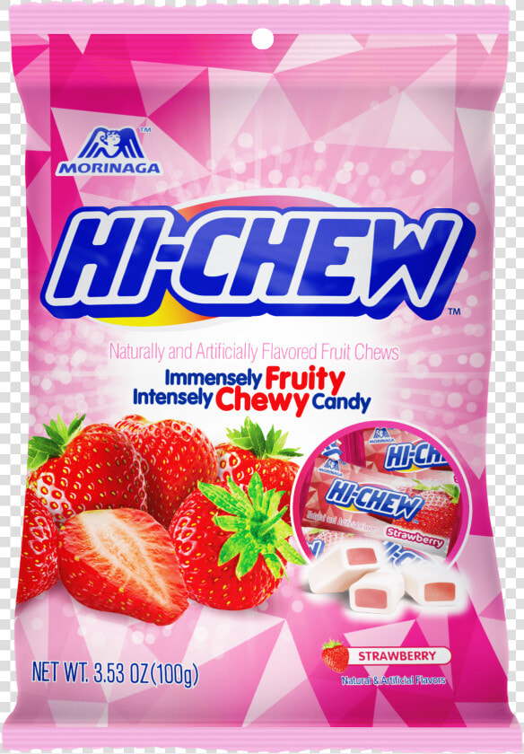 Strawberry Peg Bag   Hi Chew Candy  HD Png DownloadTransparent PNG