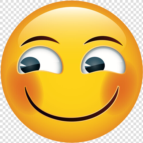 Mischievous Smile Emoji  HD Png DownloadTransparent PNG