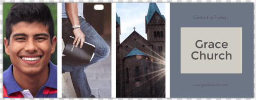 Church Collage Facebook Cover Template Preview   Brochure  HD Png DownloadTransparent PNG