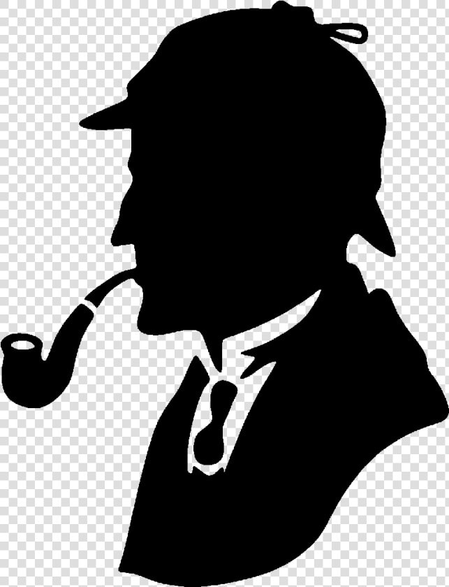 His Last Bow Sherlock Holmes   Sherlock Holmes Silhouette  HD Png DownloadTransparent PNG