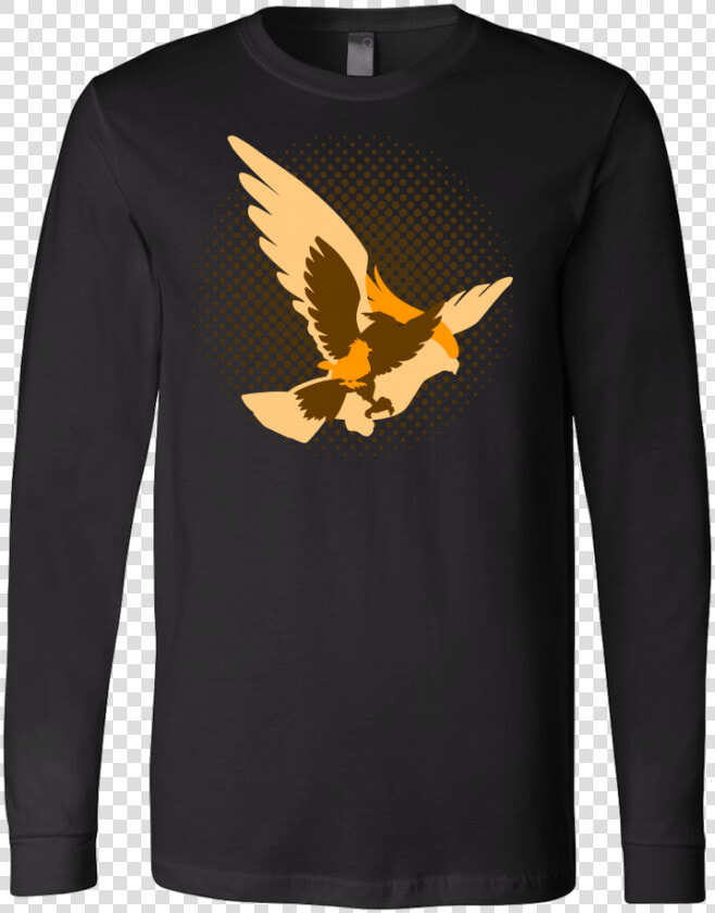 Pokemon Pidgeot Evolution Long Sleeve T Shirt   Red tailed Hawk  HD Png DownloadTransparent PNG