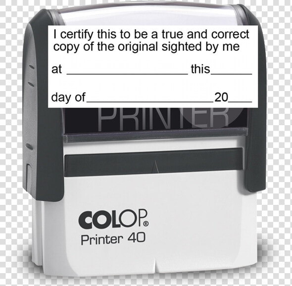 Stempel Colop Printer 40  HD Png DownloadTransparent PNG