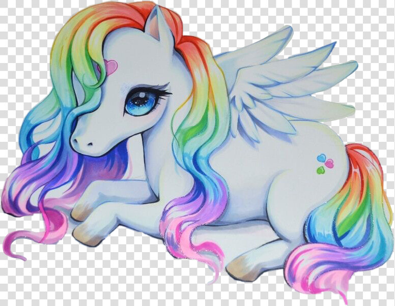 Transparent Rainbow Unicorn Clipart   Drawing Cute Unicorn  HD Png DownloadTransparent PNG