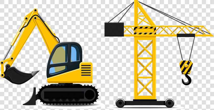 Heavy Car Equipment Engineering Construction Truck   Construction Trucks Clip Art  HD Png DownloadTransparent PNG