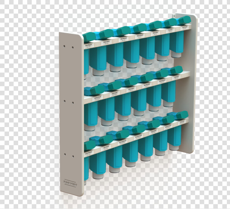 Twenty Hole Pump Point Unit  Asthma Inhaler Storage  HD Png DownloadTransparent PNG