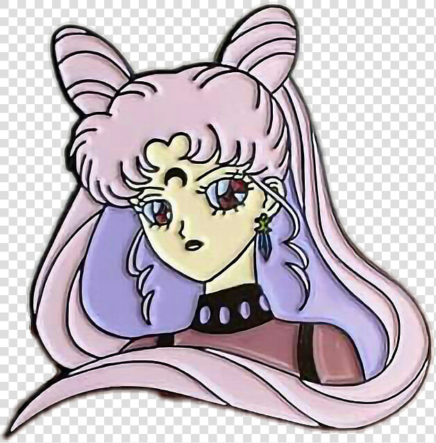 Aesthetic Vaporwave Seapunk Sailormoon Purple Black   Sailor Moon Astheic Drawings  HD Png DownloadTransparent PNG