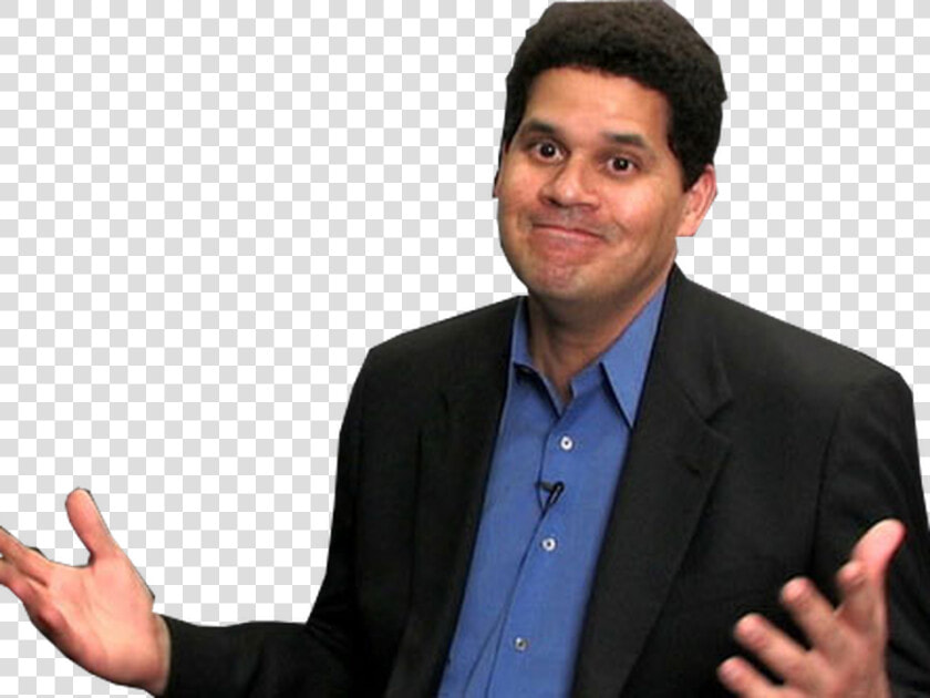 Shrug Gif Reggie Fils Aime  HD Png DownloadTransparent PNG