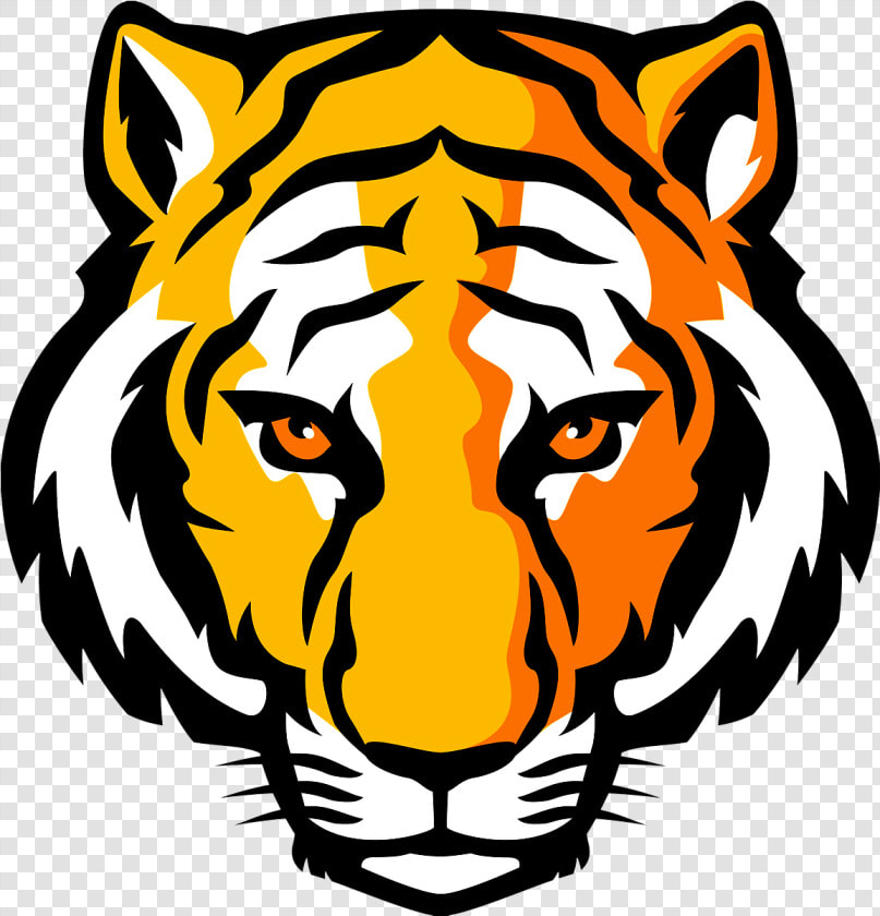 Tiger Png Logo   Simple Tiger Face Drawing  Transparent PngTransparent PNG