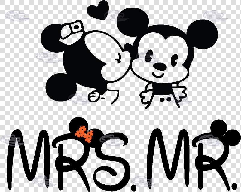 Funny Couples Tee Shirts Picture On Mr Mrs   Mickey Y Minnie Tsum Tsum  HD Png DownloadTransparent PNG