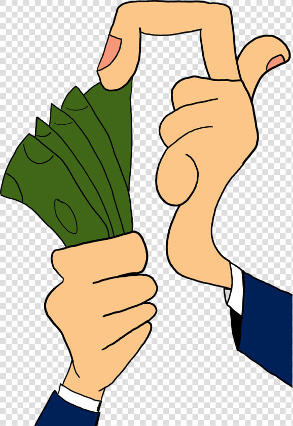 Clipart Giving Money Business   Counting Money Clip Art  HD Png DownloadTransparent PNG