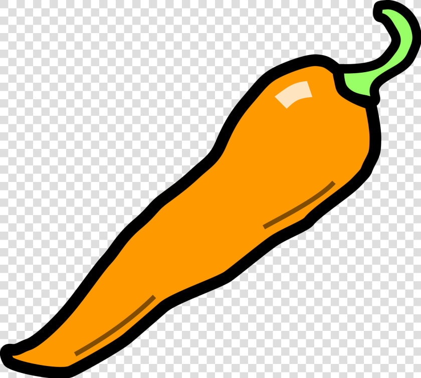 Collection Of Orange Chili High Quality   Orange Chili Pepper Clipart  HD Png DownloadTransparent PNG