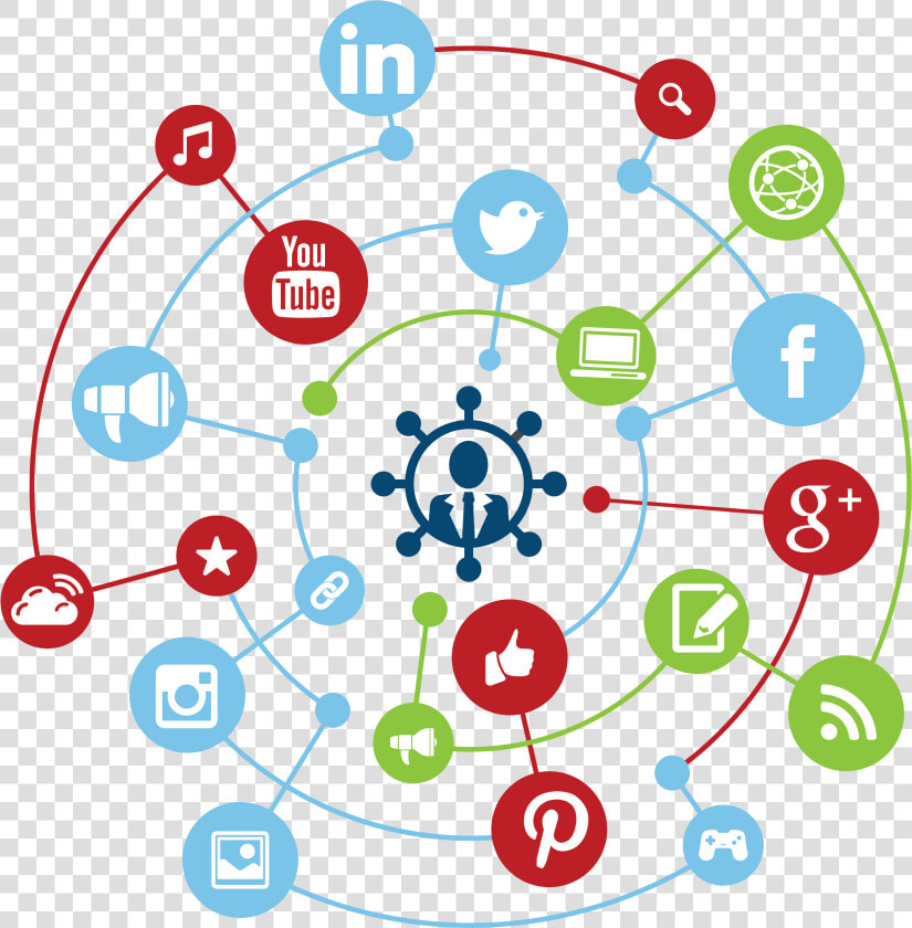 Social Media Connection Concept  HD Png DownloadTransparent PNG