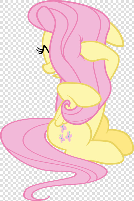 Pilot231  Canon  Face Covered  Female  Fluttershy    Fluttershy Scared Png  Transparent PngTransparent PNG