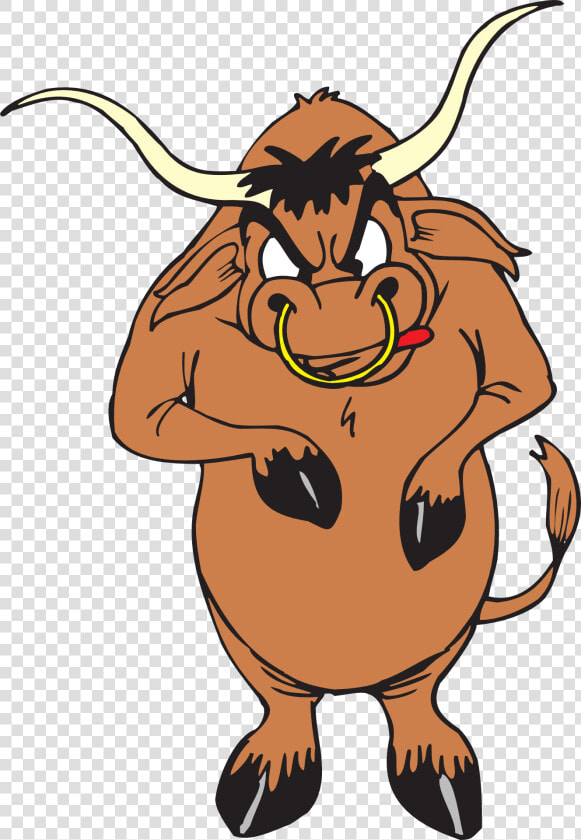 Transparent Pit Bull Clipart   Bull With Nose Ring Cartoon  HD Png DownloadTransparent PNG