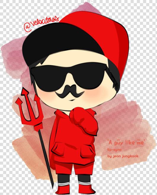 Jungkook Bangtan Bomb By Lvlkatty On Deviantart   Cute Drawings Bts Jungkook  HD Png DownloadTransparent PNG