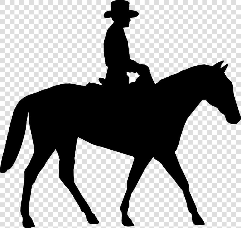 Cowboy Silhouette Png   Horse And Rider Silhouette  Transparent PngTransparent PNG