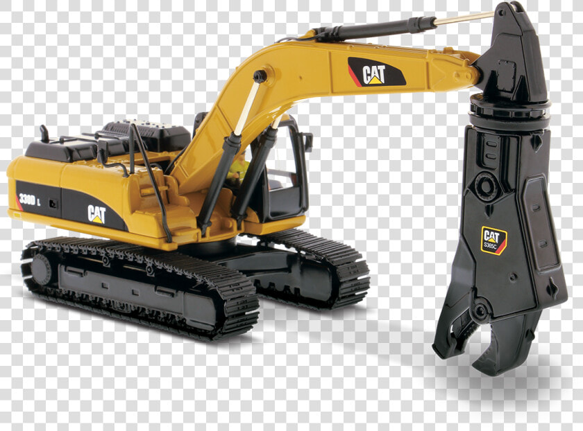 320d L Hydraulic Excavator   Cat Excavator With Shear  HD Png DownloadTransparent PNG