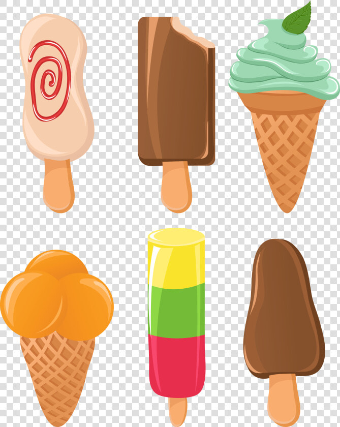 Ice Cream Vector Ice Cream Template  Ice Cream Clipart    Popsicles And Ice Cream  HD Png DownloadTransparent PNG