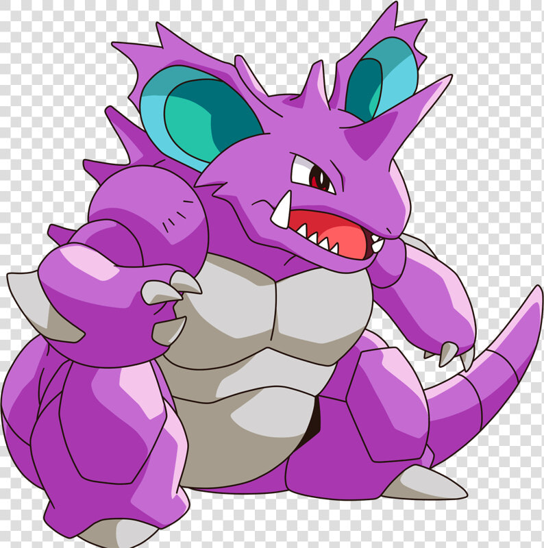 Pokemon Clipart Purple   Pokemon Nidoking Png  Transparent PngTransparent PNG