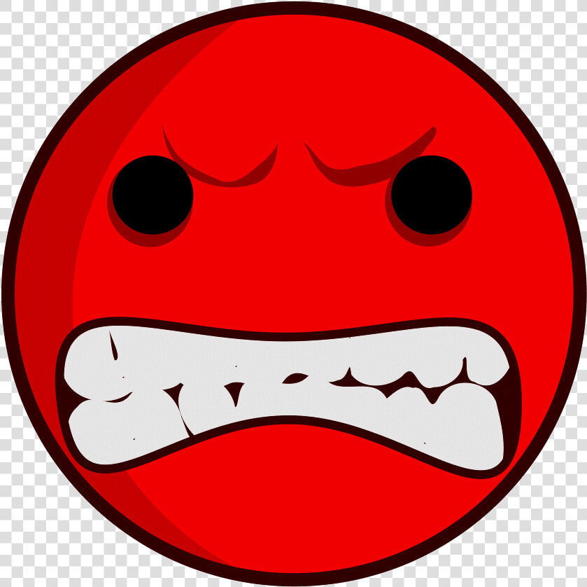 Smiley Anger Emoticon Red Clip Art   Angry Face Free Clipart  HD Png DownloadTransparent PNG