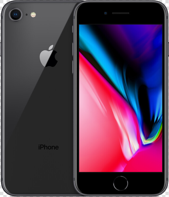 Apple Iphone 8 With Facetime   Iphone 8 Plus Space Grey  HD Png DownloadTransparent PNG