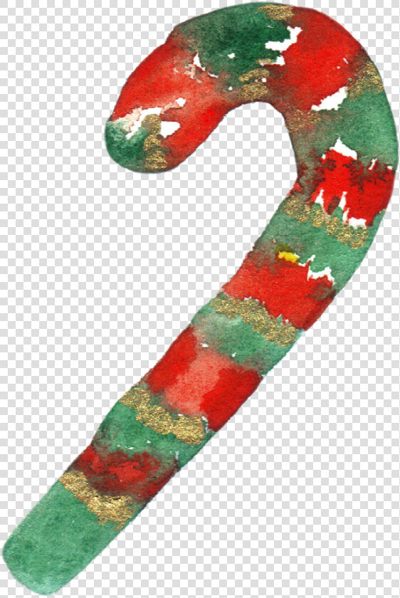 Cane Claus Candy Santa Christmas Hand painted Clipart   Candy Cane Paint Png  Transparent PngTransparent PNG